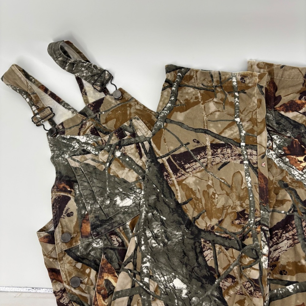Outfitters Ridge Kids Overalls Size‎ 10 Brown Real Tree Camo Fusion 3.0 Rugged